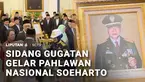 Sidang gugatan pemberian gelar pahlawan nasional kepada Presiden kedua RI, Soeharto, kembali digelar di Pengadilan Tata Usaha Negara atau PTUN Jakarta, Senin siang. Sidang menghadirkan dua ahli dari pihak penggugat.