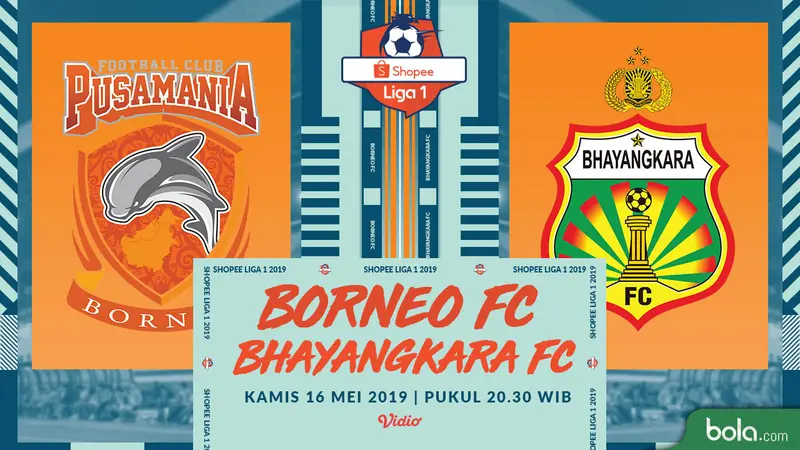 Pusamania Borneo FC Vs Bhayangkara FC