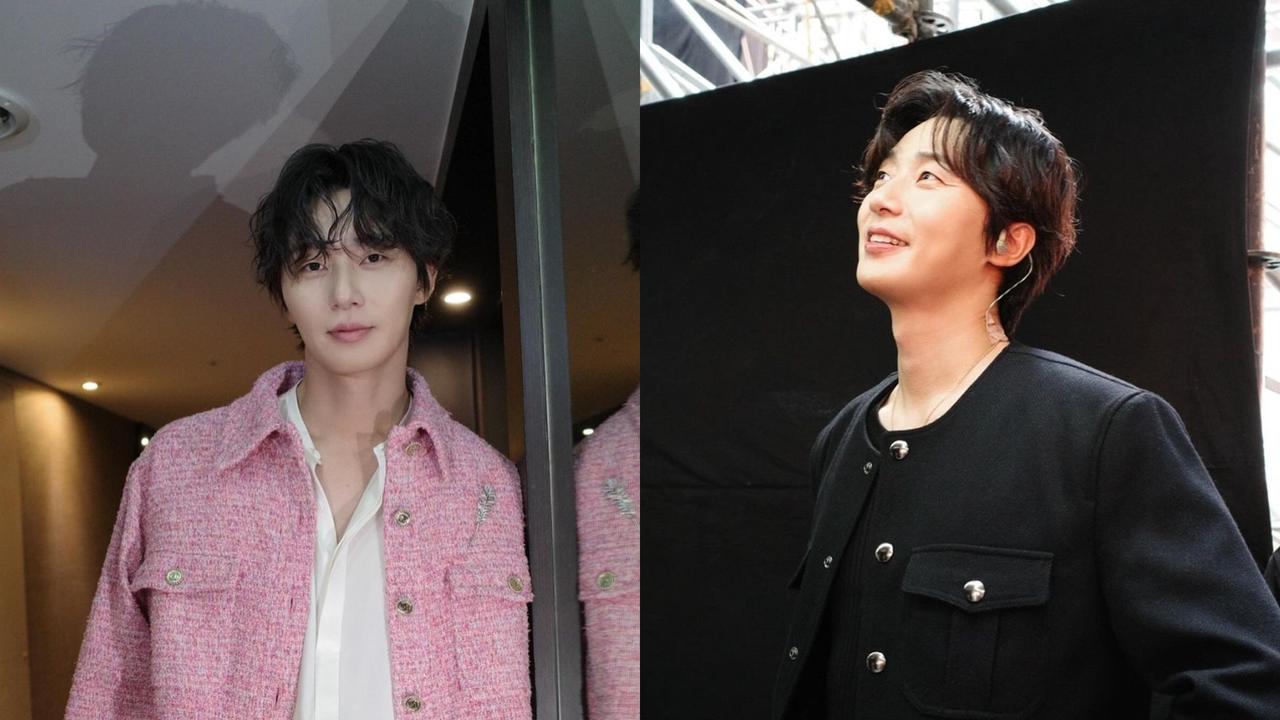 Pesona Romantis Maskulin Park Seo Joon Kenakan Blazer Chanel Beda Warna Saat Hadiri Acara di Busan dan Indonesia