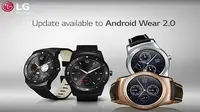 LG akhirnya merilis sistem operasi (OS) Android Wear 2.0 untuk dua smartwatch, Watch Urbane dan Watch R (Foto: LG)