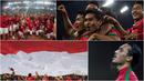 Berikut ini lima momen menarik Timnas Indonesia saat mengalahkan Filipina 3-0 pada laga Grup B SEA Games 2017 Malaysia. (Bola.com/Vitalis Yogi Trisna)