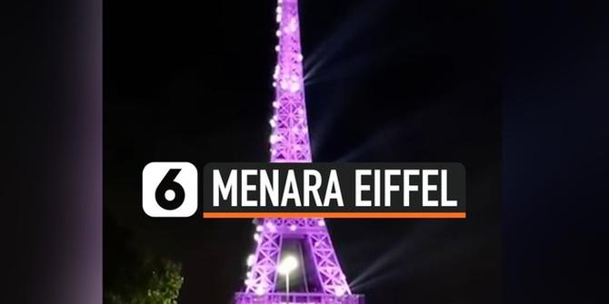 VIDEO: Menara Eiffel Jadi Pink, Peringati Bulan Peduli Kanker Payudara