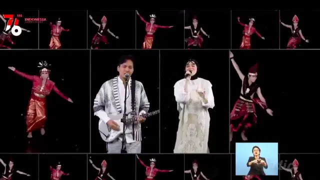 Rendy Pandugo & Sivia Buka Upacara Peringatan Detik-Detik Proklamasi Kemerdekaan Republik Indonesia