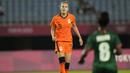 Vivianne Miedema merupakan kunci sukses Belanda saat membantai Zambia pada pertandingan babak penyisihan Grup F. Ia bahkan membawa timnya menjuarai Euro 2017. Saat ini, Miedema telah mencetak 77 gol termasuk 4 golnya ke gawang Zambia dari 96 penampilannya untuk Belanda. (Foto: AP/Andre Penner)