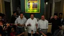 Para politisi senior PPP menggelar jumpa pers di DPP PPP, Jakarta, Senin (18/8/14) siang. (Liputan6.com/Johan Tallo)