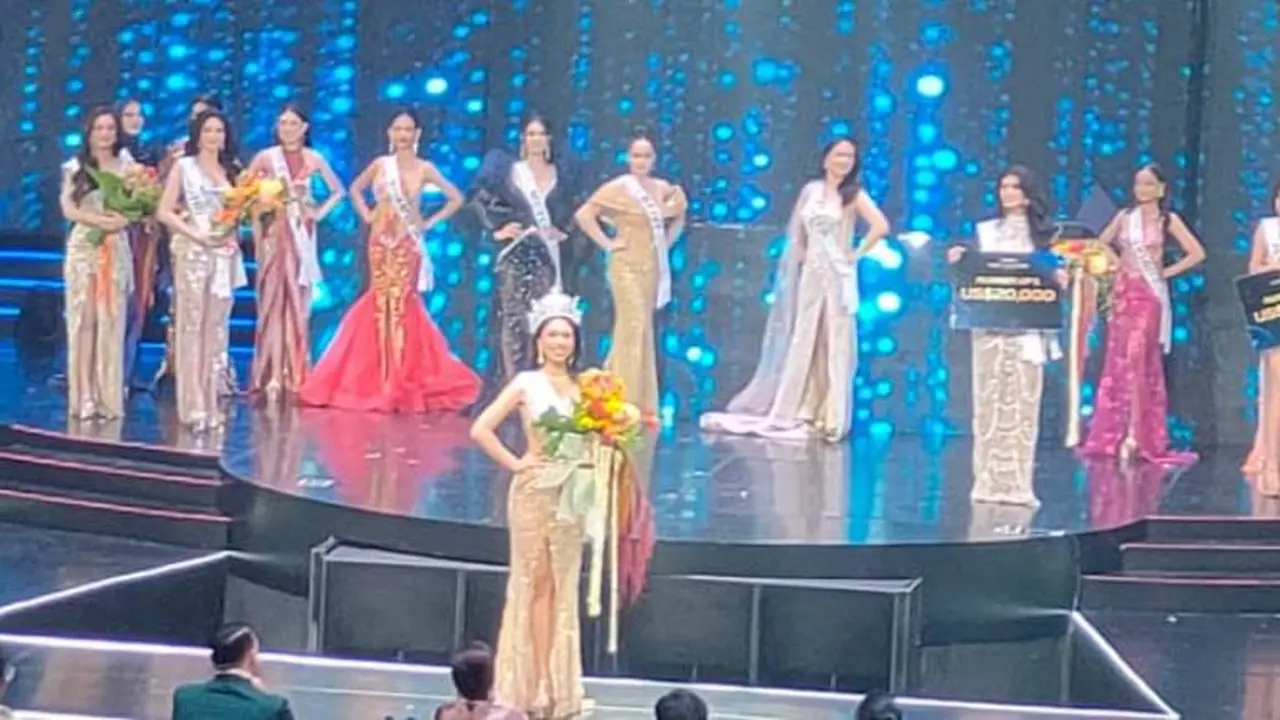 Clara Shafira Krebs Dinobatkan Sebagai Pemenang Miss Universe Indonesia 2024.