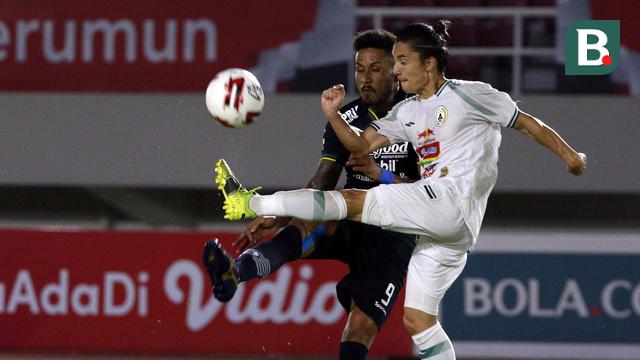 FOTO: Persib Tantang Persija di Final Piala Menpora 2021 usai Singkirkan PS Sleman - Kim Jeffrey Kurniawan; Wander Luiz