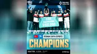 Regnum Carya Esports Juara PMGO 2025 di Uzbekistan, Bawa Pulang Rp 1,6 Miliar. (Doc: Level Infinite)