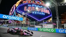 Pembalap Alpine asal Prancis, Esteban Ocon saat sesi latihan pertama Grand Prix Formula 1 Las Vegas pada 21 November 2024 di Las Vegas, Nevada. (Frederic J. Brown/AFP)