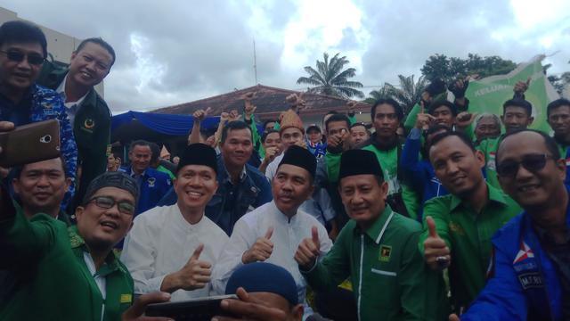 Pengemudi Ojek Online Dukung Ishak-Yudha di Pilkada Sumsel