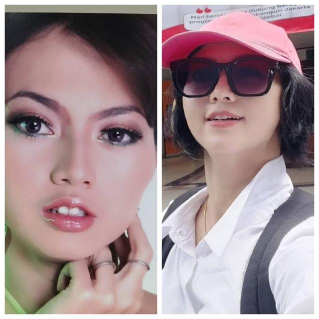 Potret Laksmi AFI Dulu dan Kini (Sumber: IG @dewi58_kawamiya)