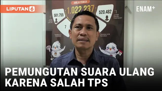 VIDEO: 4 Orang Salah TPS, KPU Tangsel Bakal Gelar Pemungutan Suara Ulang