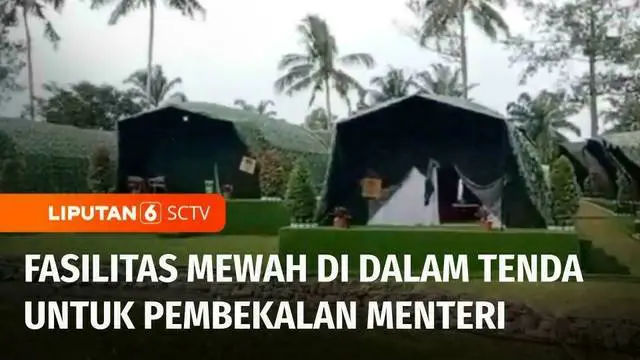 VIDEO: Tenda Mewah Disiapkan untuk Menteri! Kabinet Merah Putih Siap Berangkat