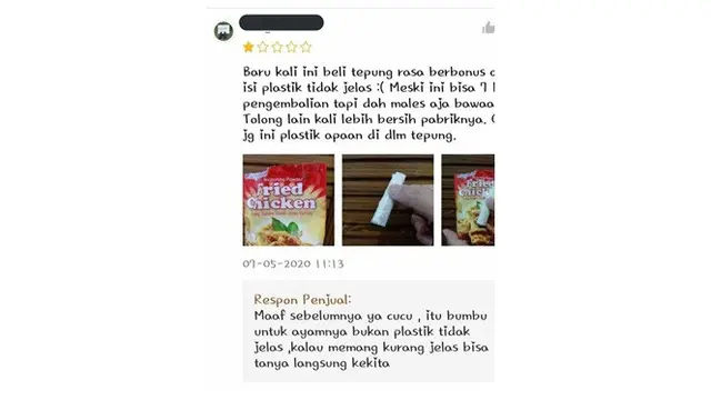 10 Balasan Penjual di Testimoni Online Shop saat Dikomplain Ini Bikin Tepuk Jidat