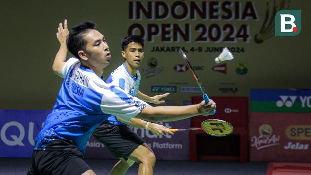 Foto: Sabar/Reza Jadi Harapan Satu-Satunya Tuan Rumah di Semifinal Indonesia Open 2024