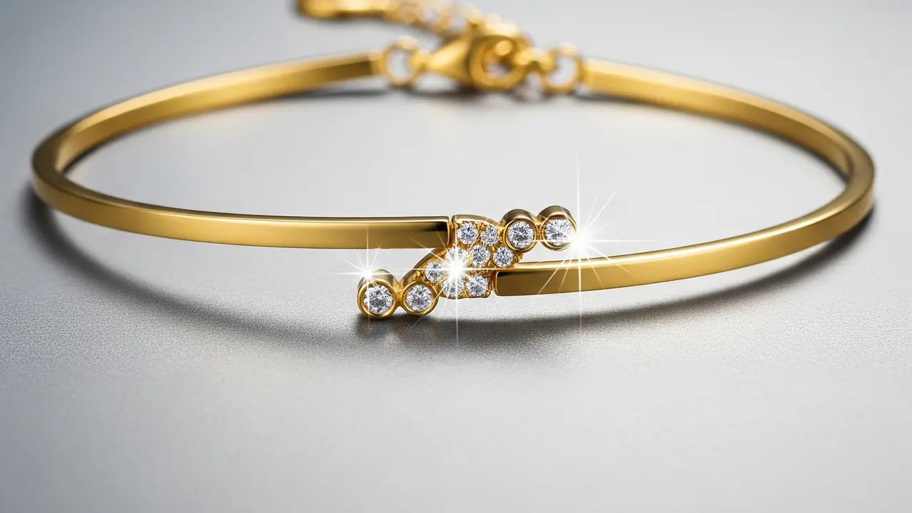 9 Model Gelang Emas 18 Karat Desain Modern, Pilihan Gaya di 2025