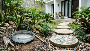 Cara Membuat Cetakan Batu Pijakan Taman dari Galon Bekas, Kreasi Unik Percantik Halaman