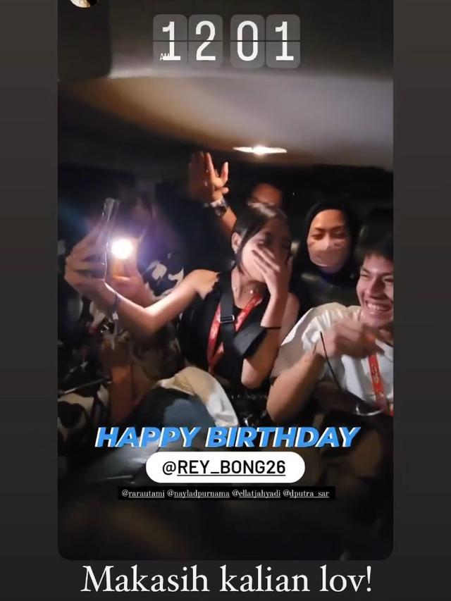 Rey Bong rayakan ulang tahun ke-17 (Foto: Instagram rey_bong26)