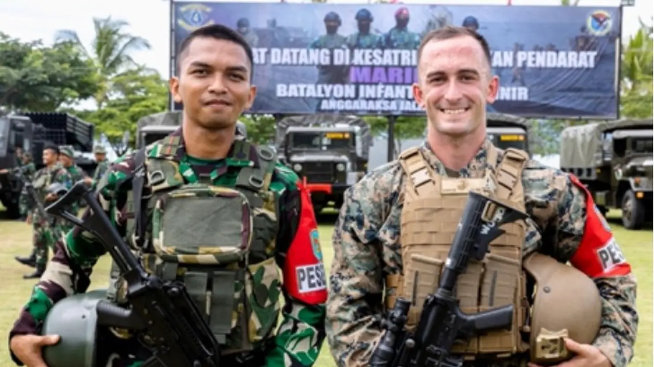 440 Tentara RI-AS Ikut Latihan Perdana Keris MAREX di Lampung (Kedubes AS)
