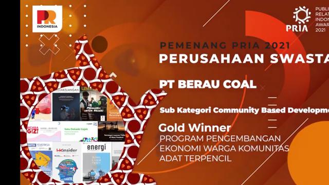 PRIA 2021-Gold Winner