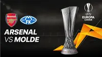 Pertandingan Liga Europa antara Arsenal vs Molde bisa disaksikan secara live streaming di Vidio mulai pukul 02.55 WIB.