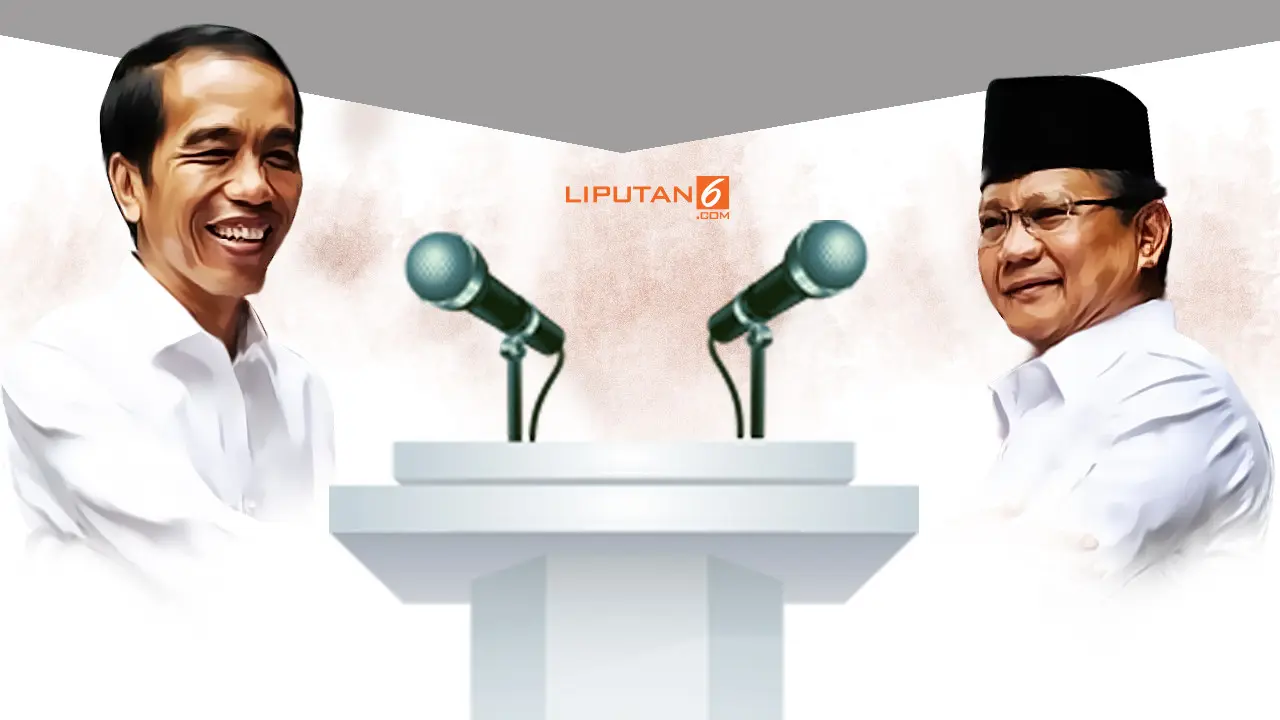 Banner Debat Capres Kedua Jokowi Vs Prabowo