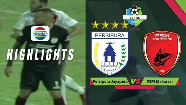 Striker Persipura Jayapura, Marcel Sacramento tak percaya peluangnya ini mampu diblok bek PSM, Reva Adi Utama.