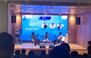 AiDEA Weeks, pekan kedua hadirkan sesi &ldquo;AI for Better Cultural and Traditional Awareness&rdquo;. Bahas AI sebagai alat visualisasi sejarah. (Liputan6.com/Nariza Riskantia Haya)