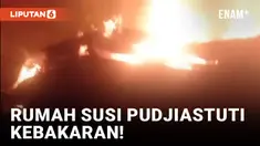 Diduga Korsleting Listrik, Rumah Susi Pudjiastui Terbakar
