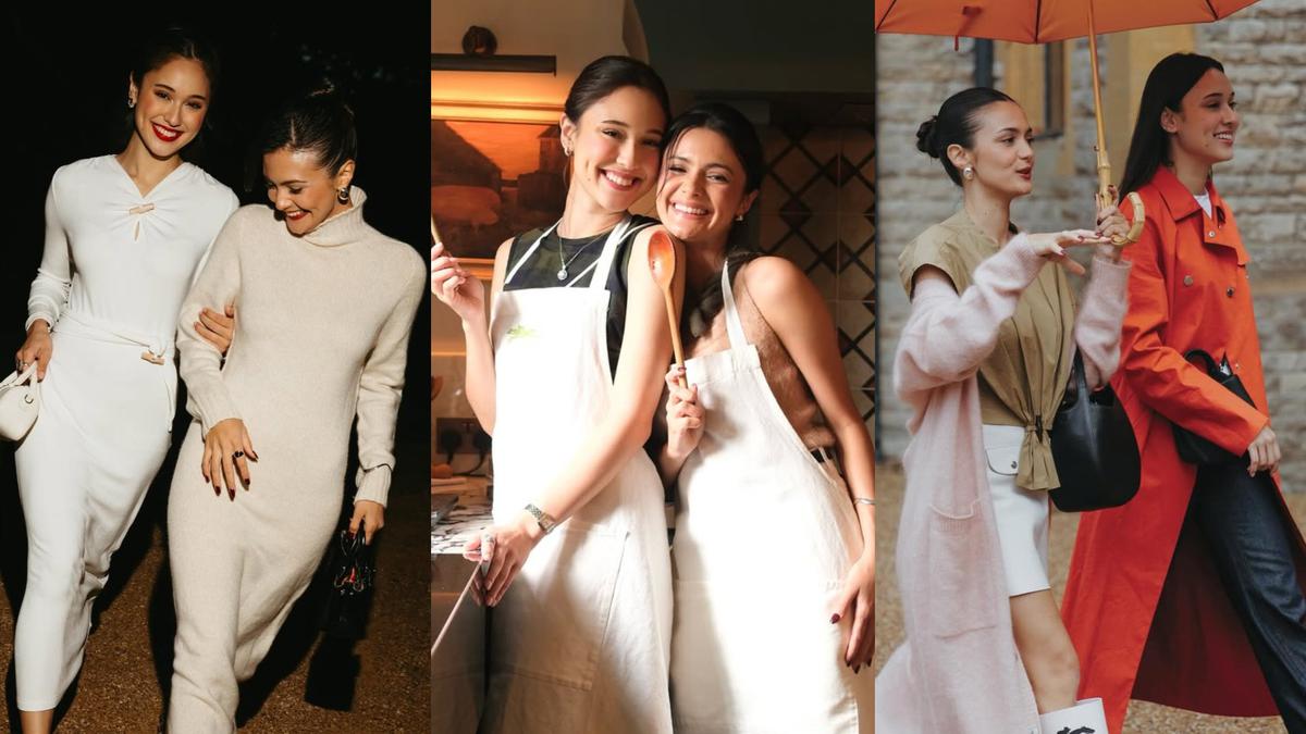 Gaya Kompak Duo Bestie Yasmin Napper dan Amanda Rawles dengan Autumn Look Saat Girls Trip ke Inggris