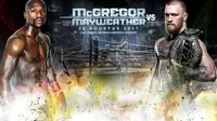 Floyd Mayweather Jr Vs Conor McGregor (Liputan6.com/Abdillah)