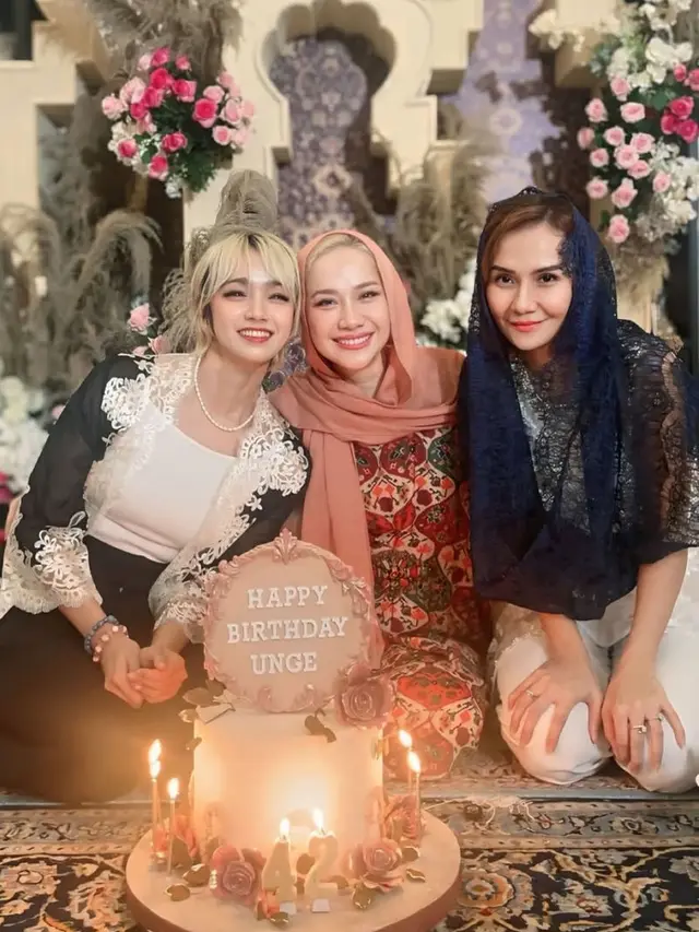 Bunga Citra Lestari ulang tahun ke-42.