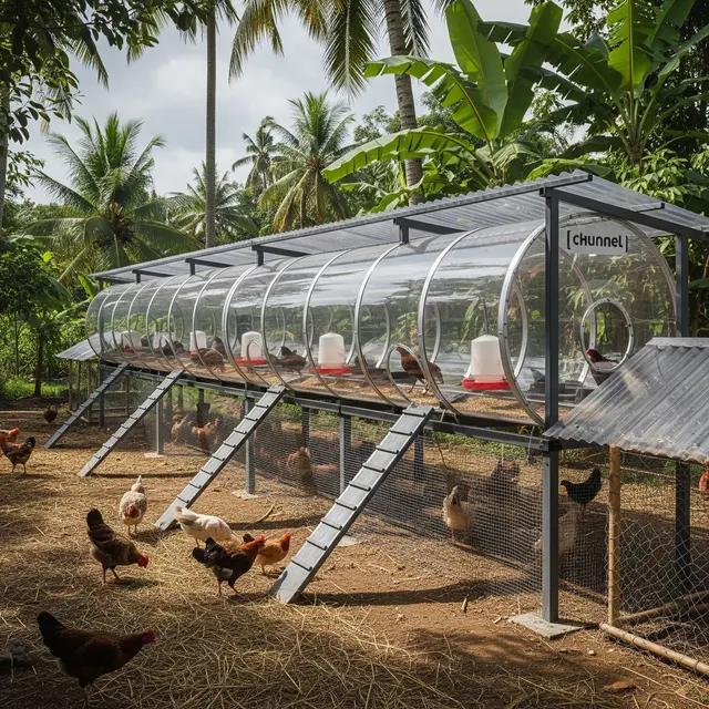 9 Kandang Ayam Model Terowongan, Produktivitas Optimal Peternakan Modern