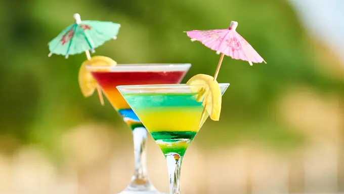 Ilustrasi cocktail koktail