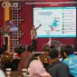 Pj Gubernur Sulbar Bahtiar Baharuddin di West Sulawesi Investment Forum (Liputan6.com/Istimewa)