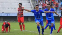 Purniawan ingin kembali menjebol gawang Persebaya saat bentrok di Stadion Wilis, Kota Madiun, Kamis (20/7/2017).
