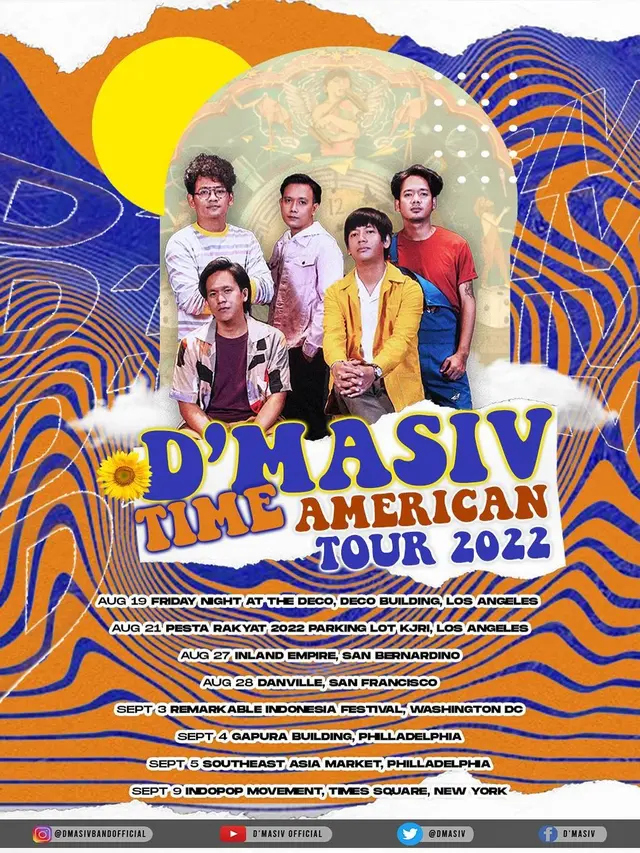 [Fimela] D'Masiv American Tour 2022