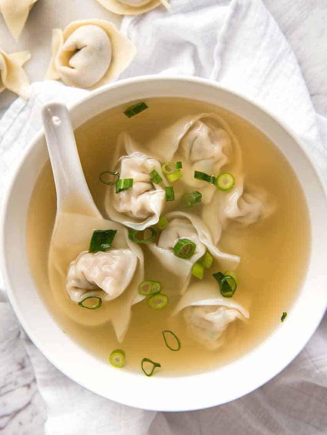 Ilustrasi Won Ton | recipetineats.com