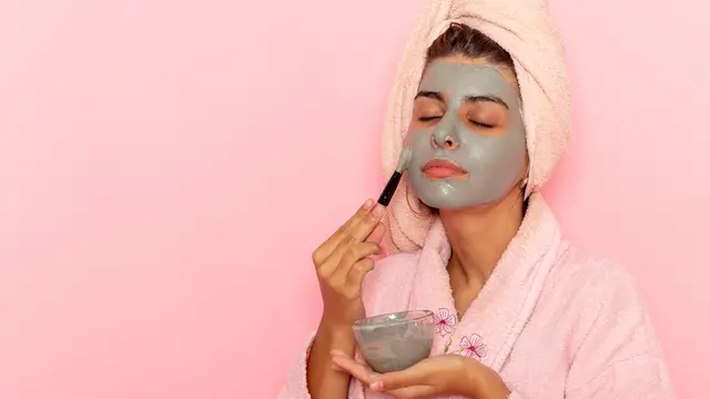 Ilustrasi clay mask