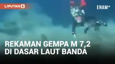 Gempa Magnitudo 7,2 Diabadikan Penyelam di Dasar Laut Banda
