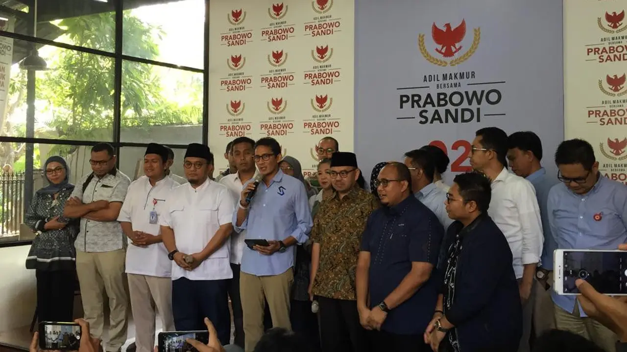 Cawapres nomor urut 02 Sandiaga Uno. (Merdeka.com)