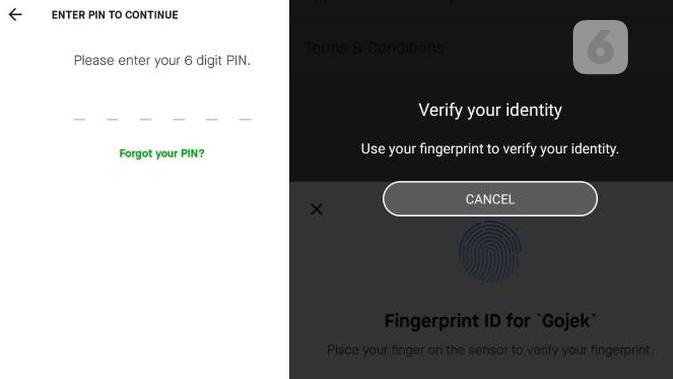 Tips Aktifkan Fitur Biometrik di Gopay. /Iskandar