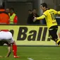 Henrikh Mkhitaryan mencetak gol kedua untuk Dortmund (Reuters)