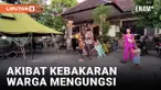 Akibat Kebakaran dan Asap, Puluhan Warga di Sekitar TPA Suwung Mengungsi
