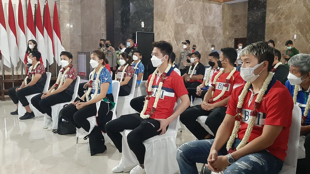 Atlet bulu tangkis Indonesia