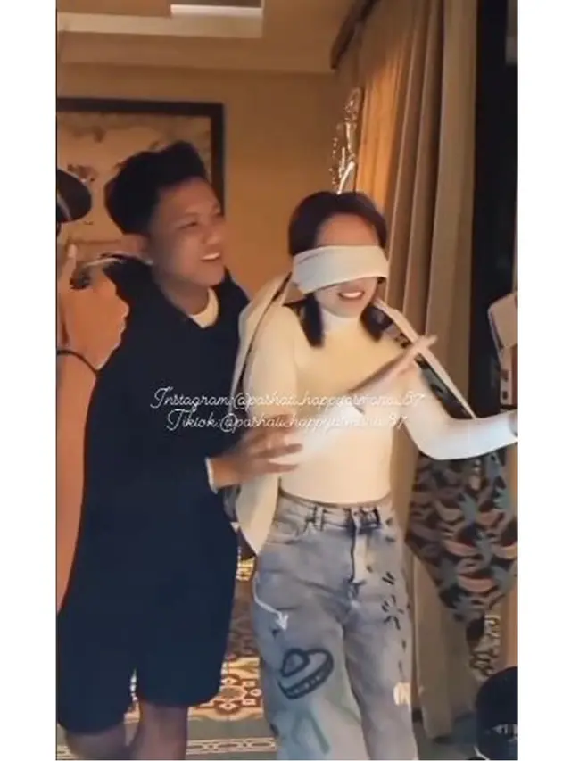 6 Potret Kejutan Romantis Denny Caknan di Ultah Happy Asmara ke-23, Meriah