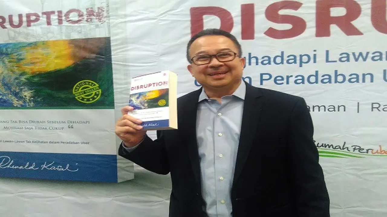Guru Besar Fakultas Ekonomi dan Bisnis Universitas Indonesia (UI), Rhenald Kasali.(Liputan6.com/Fiki Ariyanti)