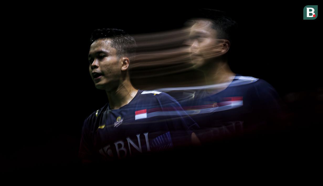 <p>Tunggal putra Indonesia, Anthony Sinisuka Ginting saat menghadapi wakil Singapura, Loh Kean Yew pada babak perempatfinal Daihatsu Indonesia Masters 2024 di Istora Senayan, Jakarta, Jumat (26/1/2024). Anthony Ginting menang dua game langsung dengan skor 21-17, 21-19. (Bola.com/Bagaskara Lazuardi)</p>