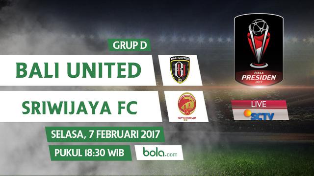 Piala Presiden 2017_Bali United Vs Sriwijaya FC (Bola.com/Adreanus Titus)