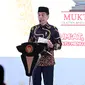 Presiden Joko Widodo atau Jokowi saat membuka Muktamar Ikatan Mahasiswa Muhammadiyah (IMM) XX di Palembang, Sumatera Selatan, Jumat (1/3/2024). (Foto: Muchlis Jr-Biro Pers Sekretariat Presiden).